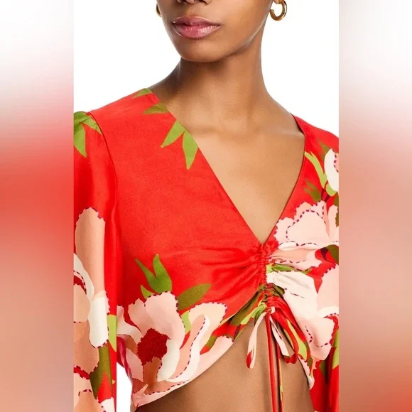 FARM Rio Peony Cropped Top - Picture 3 of 7